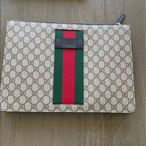 Gucci Briefcase or Laptop Holder or can be used as a large clutch! Authentic